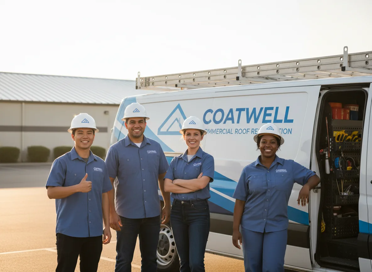 Commercial roof coating company in Berkley, MA